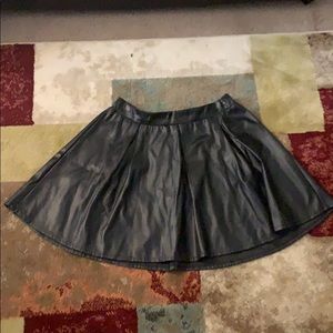 Pleather skirt